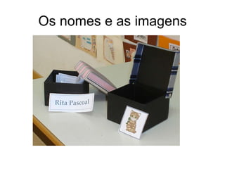 Os nomes e as imagens 