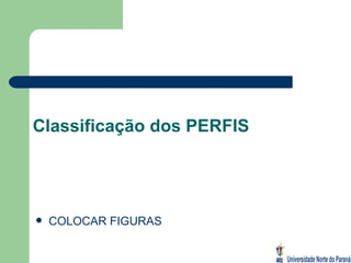 Classificação dos PERFIS COLOCAR FIGURAS 