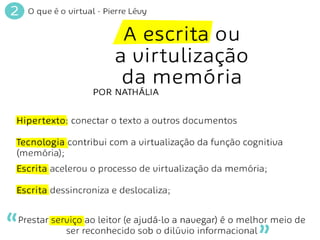 Apresentação: "O que é virtual?"