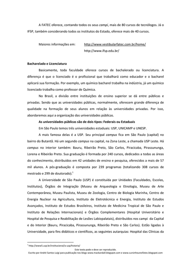 O que fazer depois do ensino medio