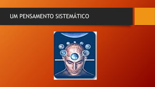 UM PENSAMENTO SISTEMÁTICO
 