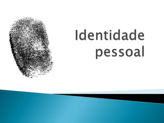 Identidade pessoal