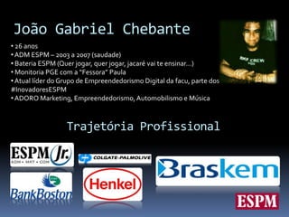 João Gabriel Chebante 26 anos