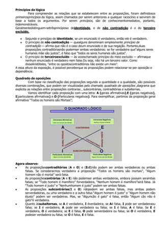 LÓGICA ARISTOTÉLICA