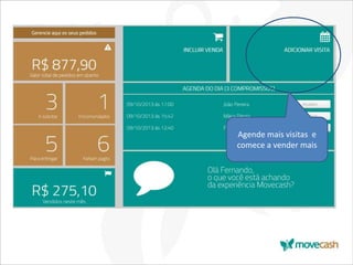 Agende mais visitas e
comece a vender mais

 