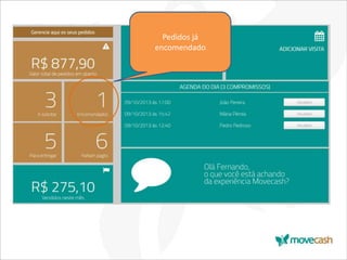 Pedidos já
encomendados

 