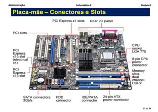 Administração Informática I Módulo I
33 de 34
 
