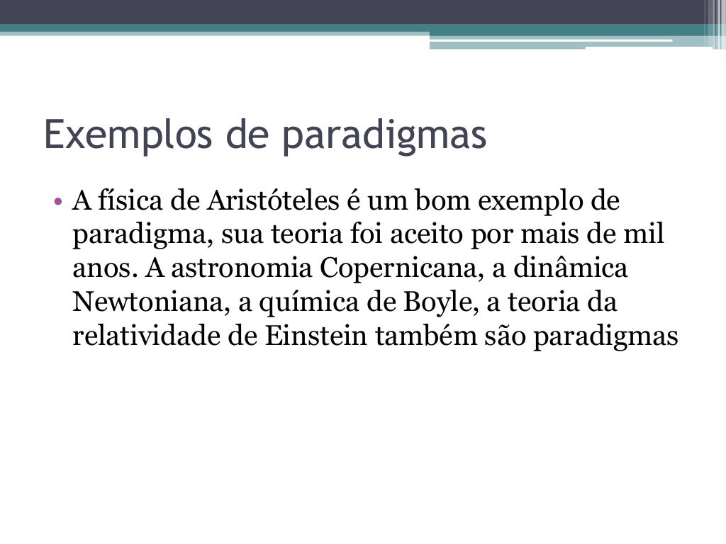 Definição De Paradigma Segundo Thomas Kuhn