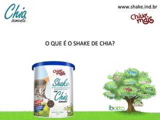 www.shake.ind.br




O QUE É O SHAKE DE CHIA?
 
