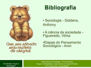Bibliografia Sociologia - Giddens, Anthony