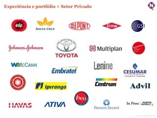 Experiência e portfólio > Setor Privado




                                          ninocarvalho.com.br
 