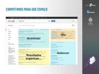 Geo
Anúncios!




             Anúncios!
Resultados
orgánicos…
 