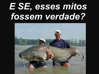 E SE, esses mitos fossem verdade? 