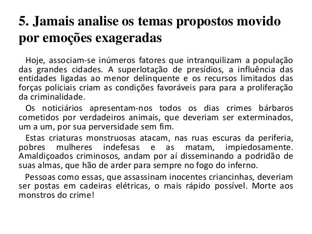 Os produtos que prejudicam uma potência