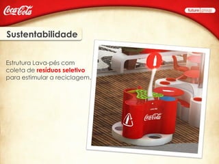 Sustentabilidade


Estrutura Lava-pés com
coleta de resíduos seletivo
para estimular a reciclagem.
 