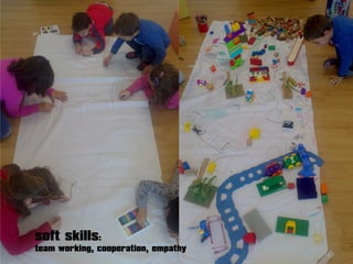 soft skills:
team working, cooperation, empathy
 