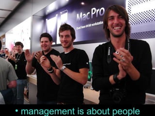 management is about people 