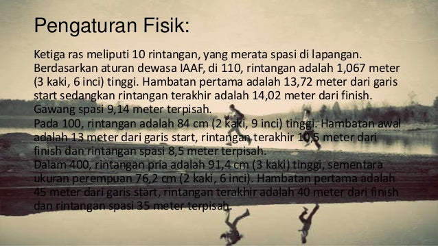 HURDLES (LARI HALANG RINTANG)