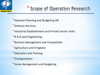 *
*National Planning and Budgeting OR
*Defence Services
*Industrial Establishment and Private Sector Units
*R & D and Engineering
*Business Management and Competition
*Agriculture and Irrigation
*Education and Training
*Transportation
*Home Management and Budgeting
 