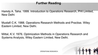 OR.pptx -Operations research methodology, tools and techniques | PPTX