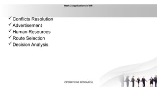 OR.pptx -Operations research methodology, tools and techniques | PPTX