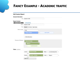 FANCY EXAMPLE - ACADEMIC TRAFFIC
 