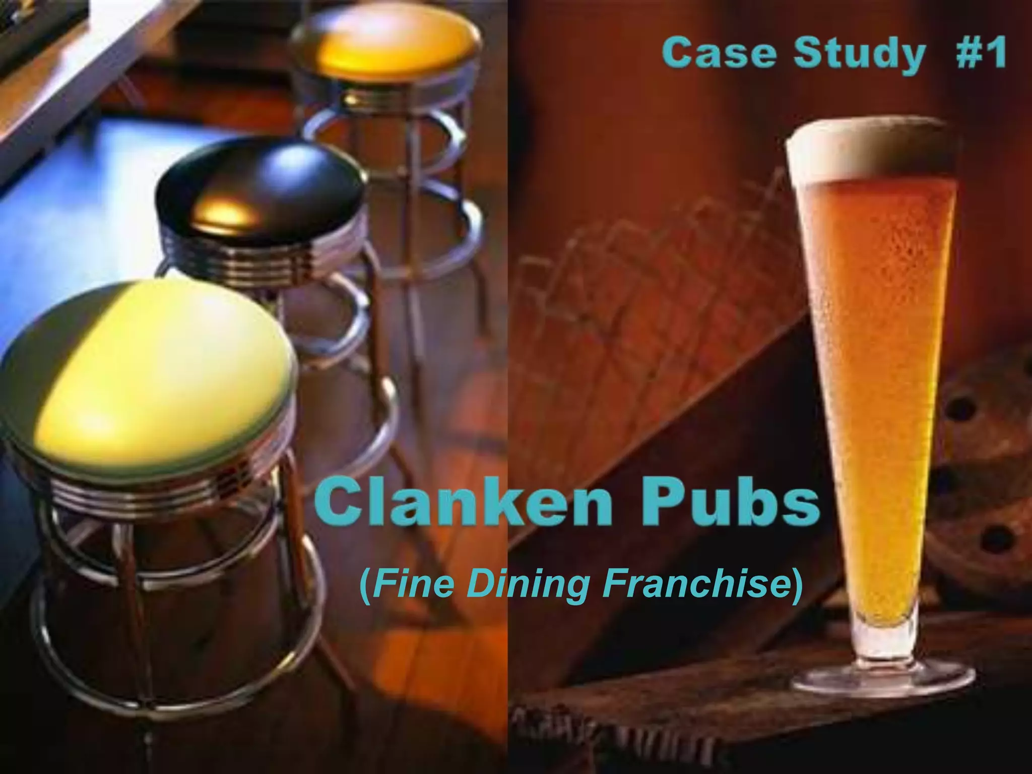 (Fine Dining Franchise)
 