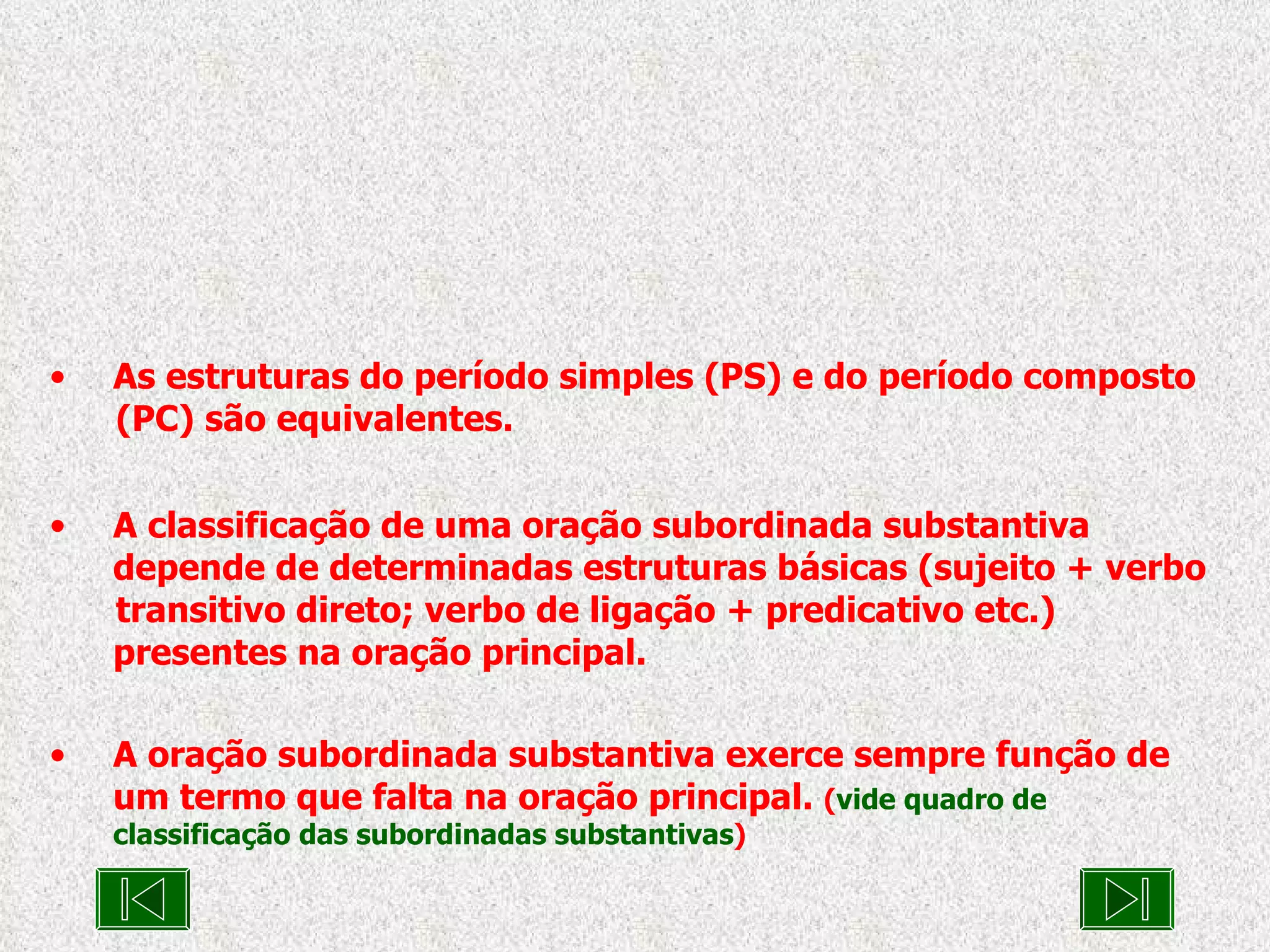 Oracao subordinadas-substantivas | PPT