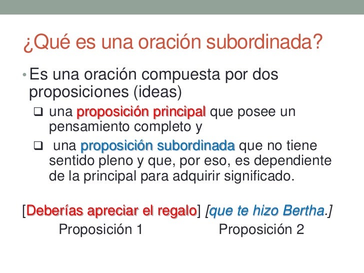 Oración compuesta subordinada adjetiva