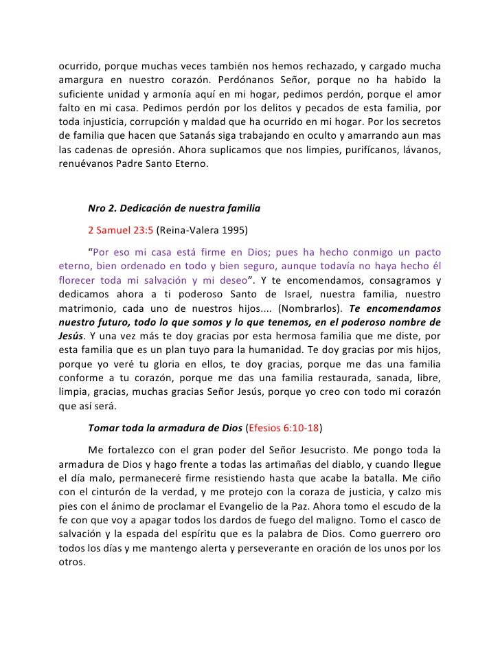 Oración De Guerra Espiritual Por Matrimonios Y Familias