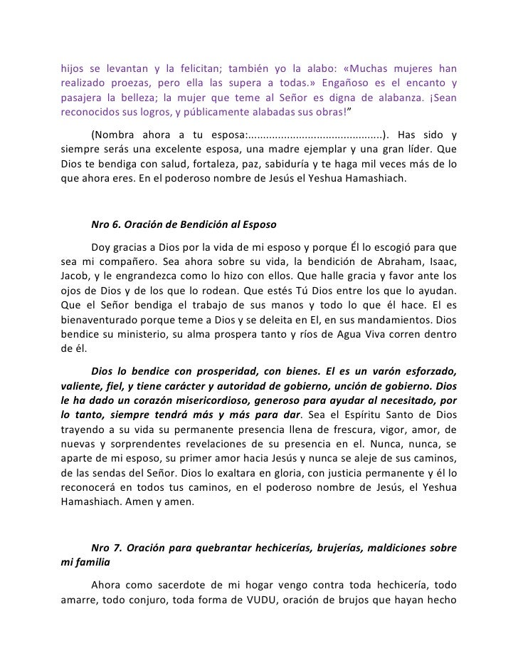 Oración De Guerra Espiritual Por Matrimonios Y Familias