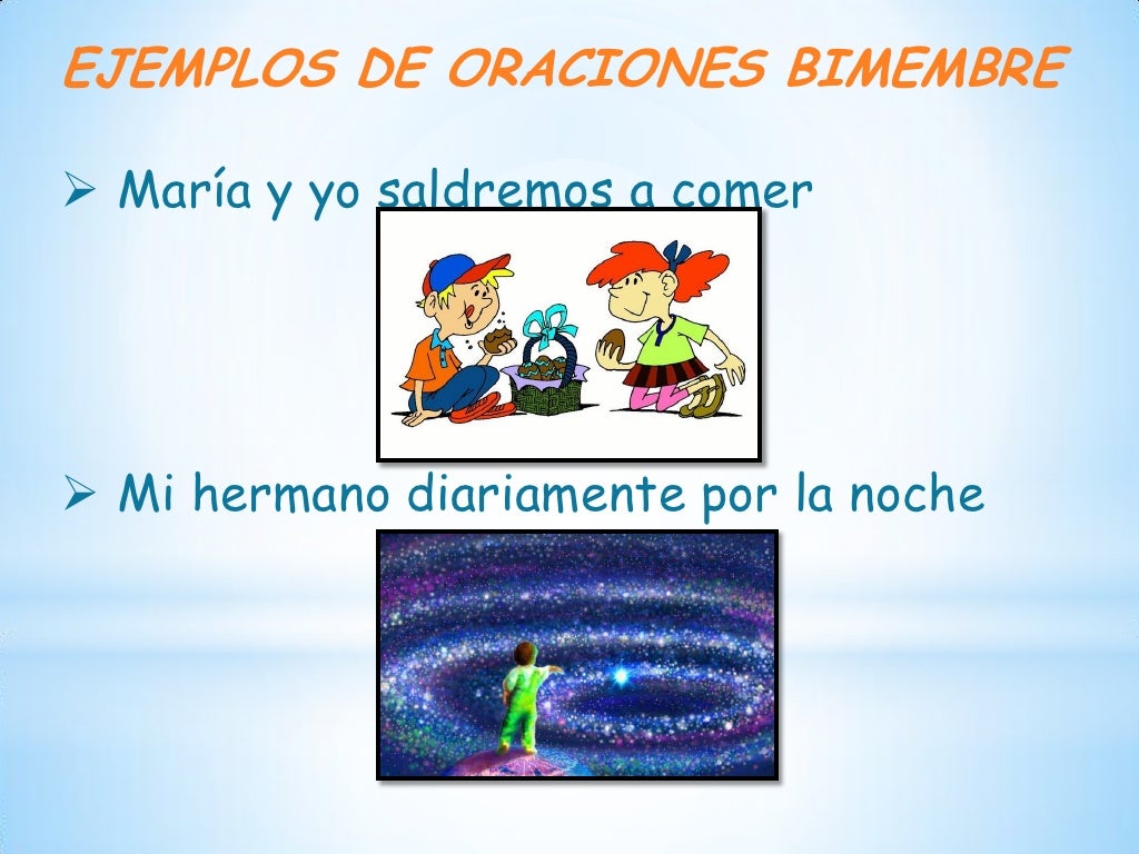 Oracion bimembre