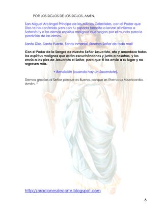 Oracion de liberacion, exorcismo y sanidad | PDF