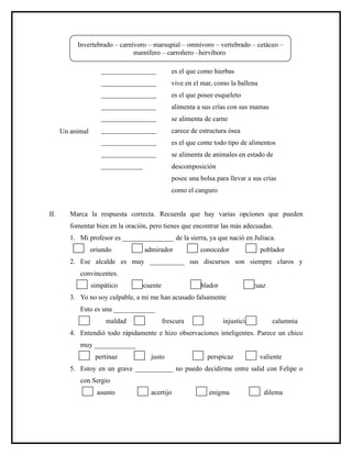 Oracione Incompletas