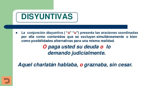 Oraciones compuestas