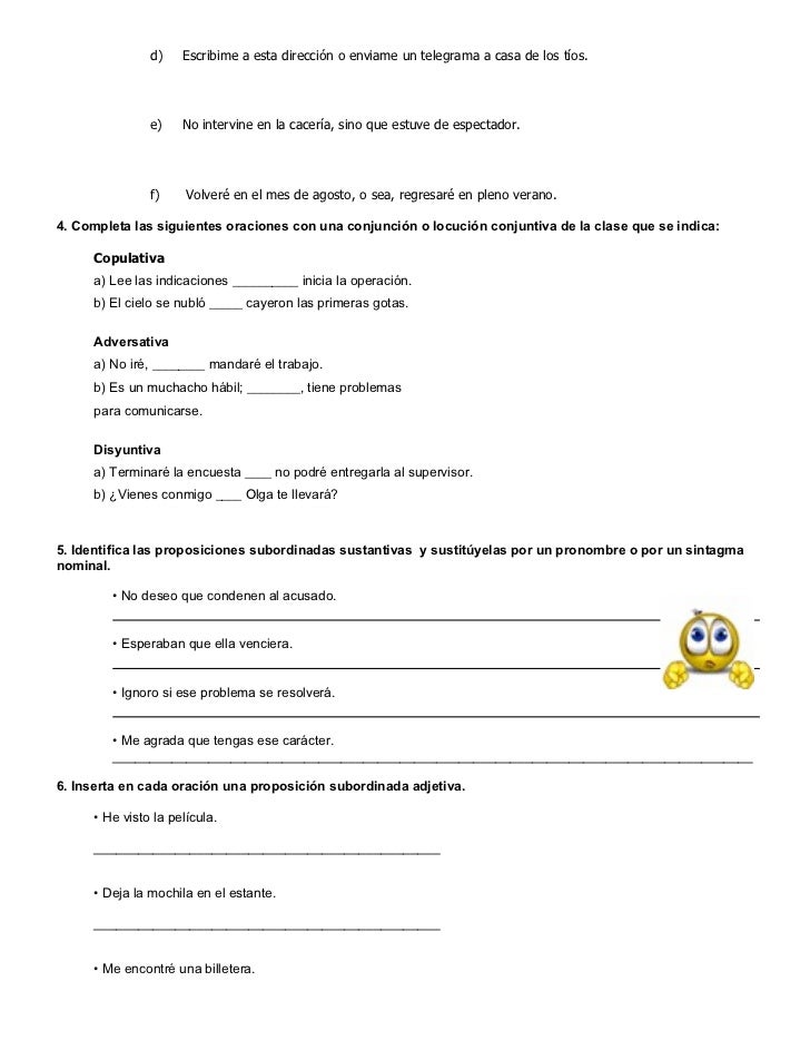 Ejercicios De Oraciones Simples Y Compuestas Para Imprimir - kulturaupice
