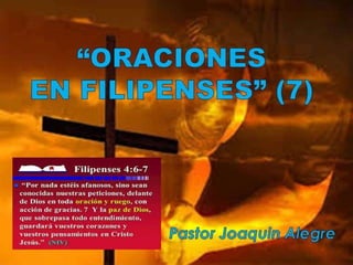 Oraciones en filipenses   15.09.2014