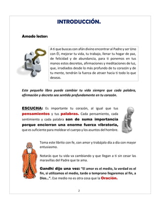 Oraciones y decretos metafisicos | PDF Oraciones y decretos metafisicos | PDF