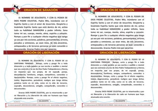 Oracion Sanacion y Liberacion 2p x h.pdf | Descarga Gratuita