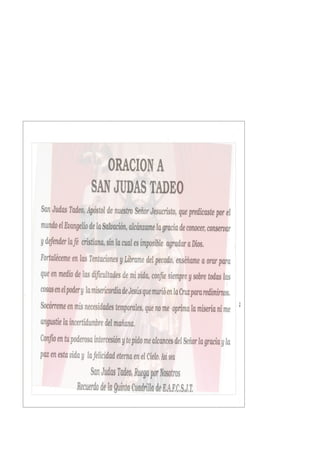 Oracion  san judas pdf