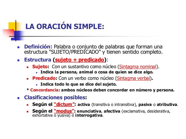 Como Se Estructura Una Oracion Gufa