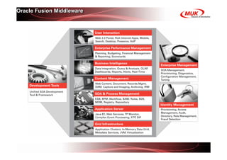 Oracle Fusion Middleware




                           45
 