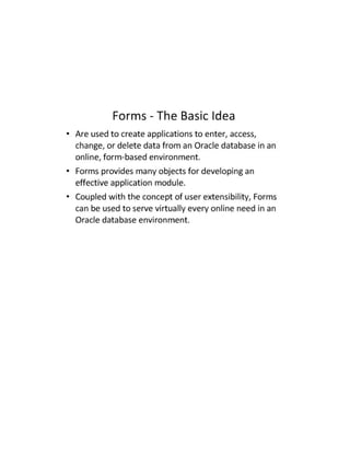 Oracle Forms Builder | DOC