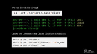 We can also check through
Create the Directories for Oracle Database installation
 