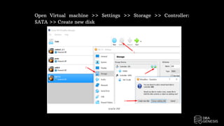 Open Virtual machine >> Settings >> Storage >> Controller:
SATA >> Create new disk
 