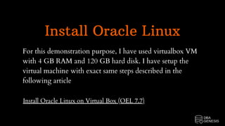 Install Tenv Oracle Linux Oracle 12cR2 Installation On Oracle Linux 7 | PDF