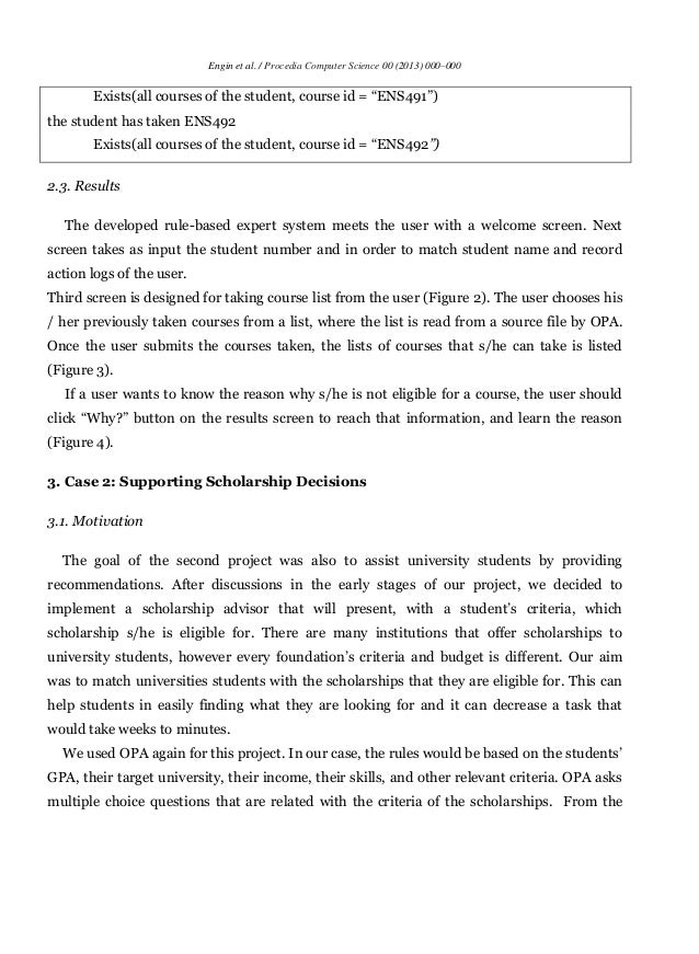 Rule Based Expert Systems For Supporting University Students