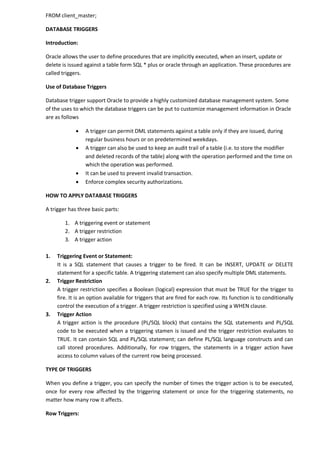 Oracle | PDF
