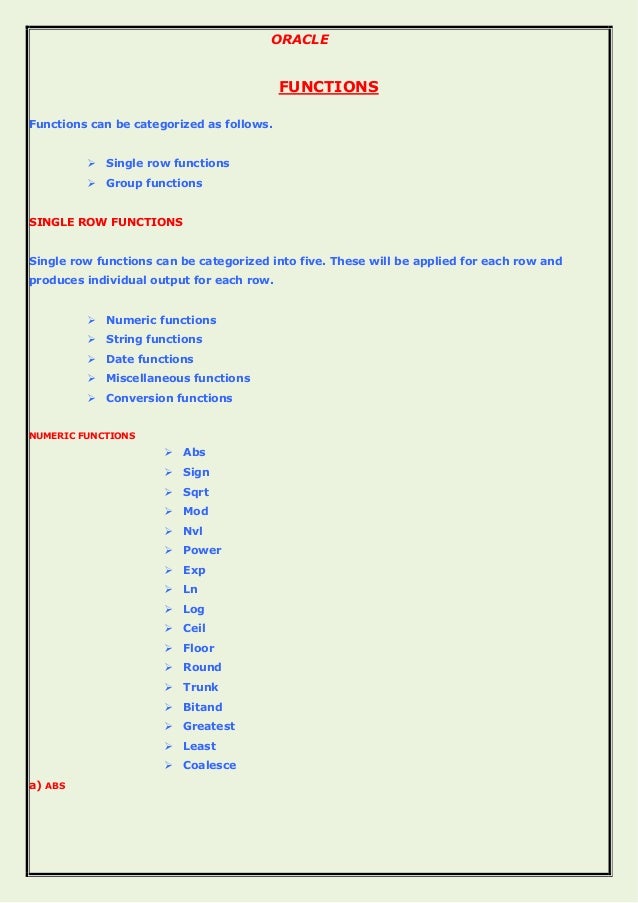 Oracle Sql Pl Sql Made Very Very Easy Happy Learning