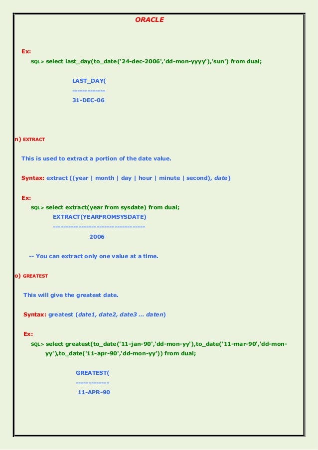Oracle Sql Pl Sql Made Very Very Easy Happy Learning